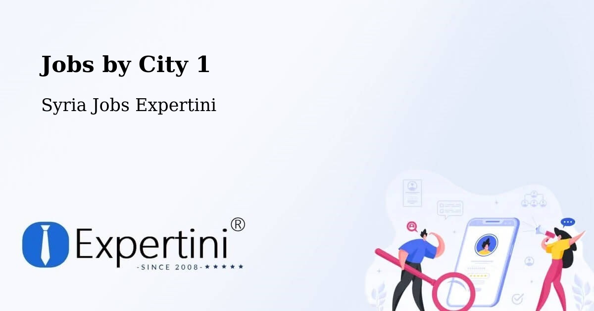 City Jobs in Syria - Expertini