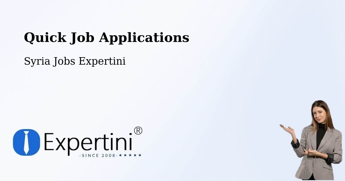 Quick Apply Feature – Syria - Syria Jobs Expertini